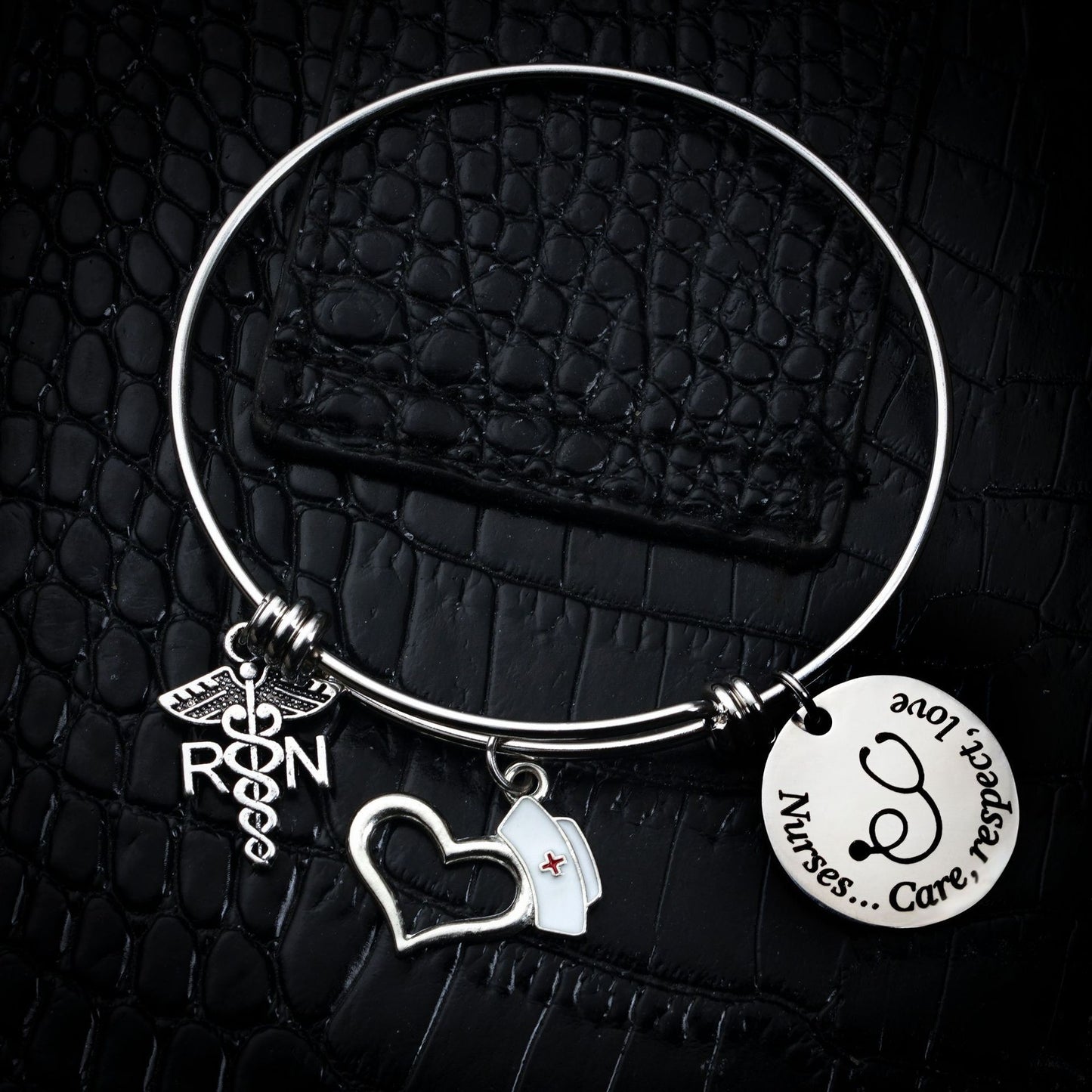 "Charm of a Nurse/Teacher" - Charm Bracelet