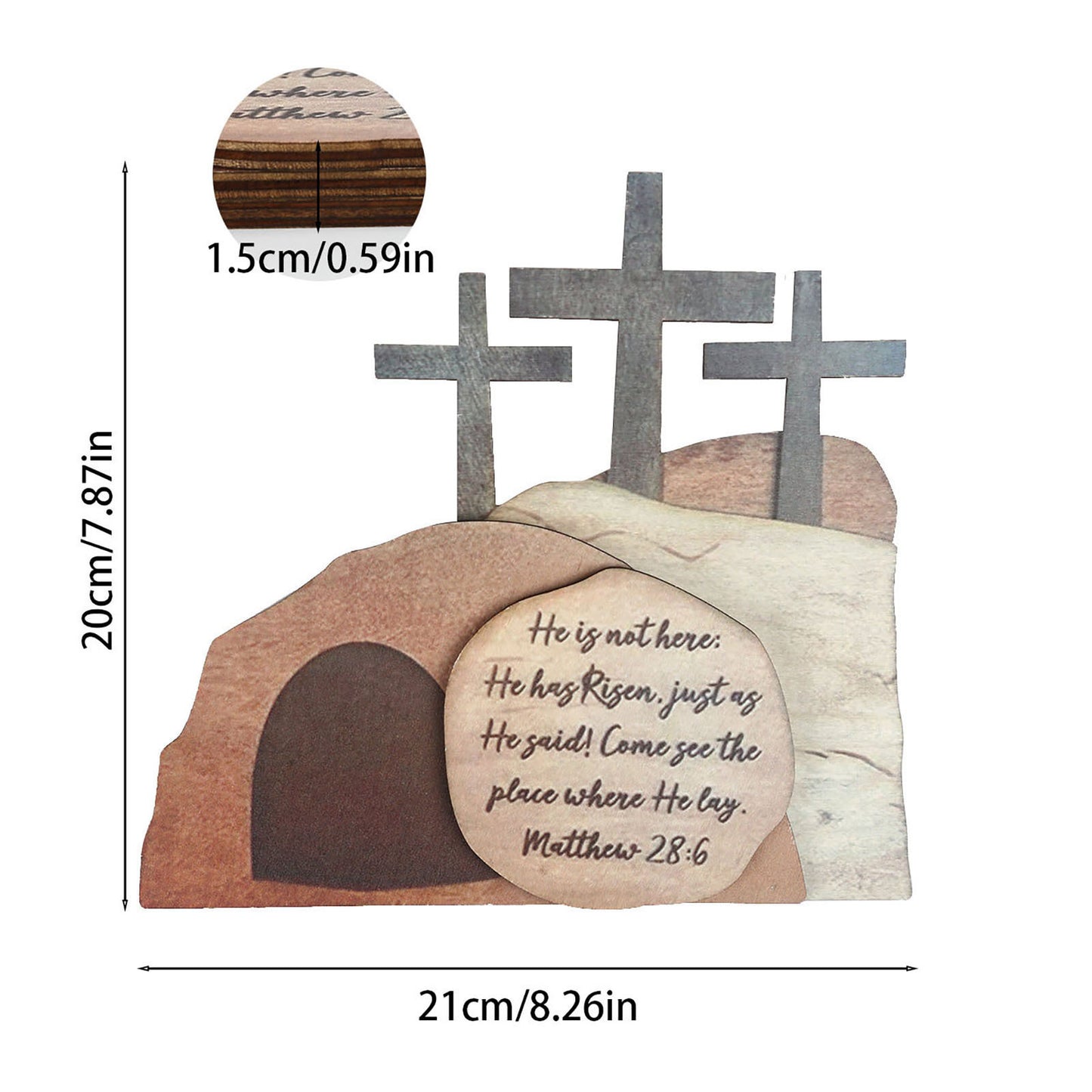 Easter Resurrection Site Home Decor