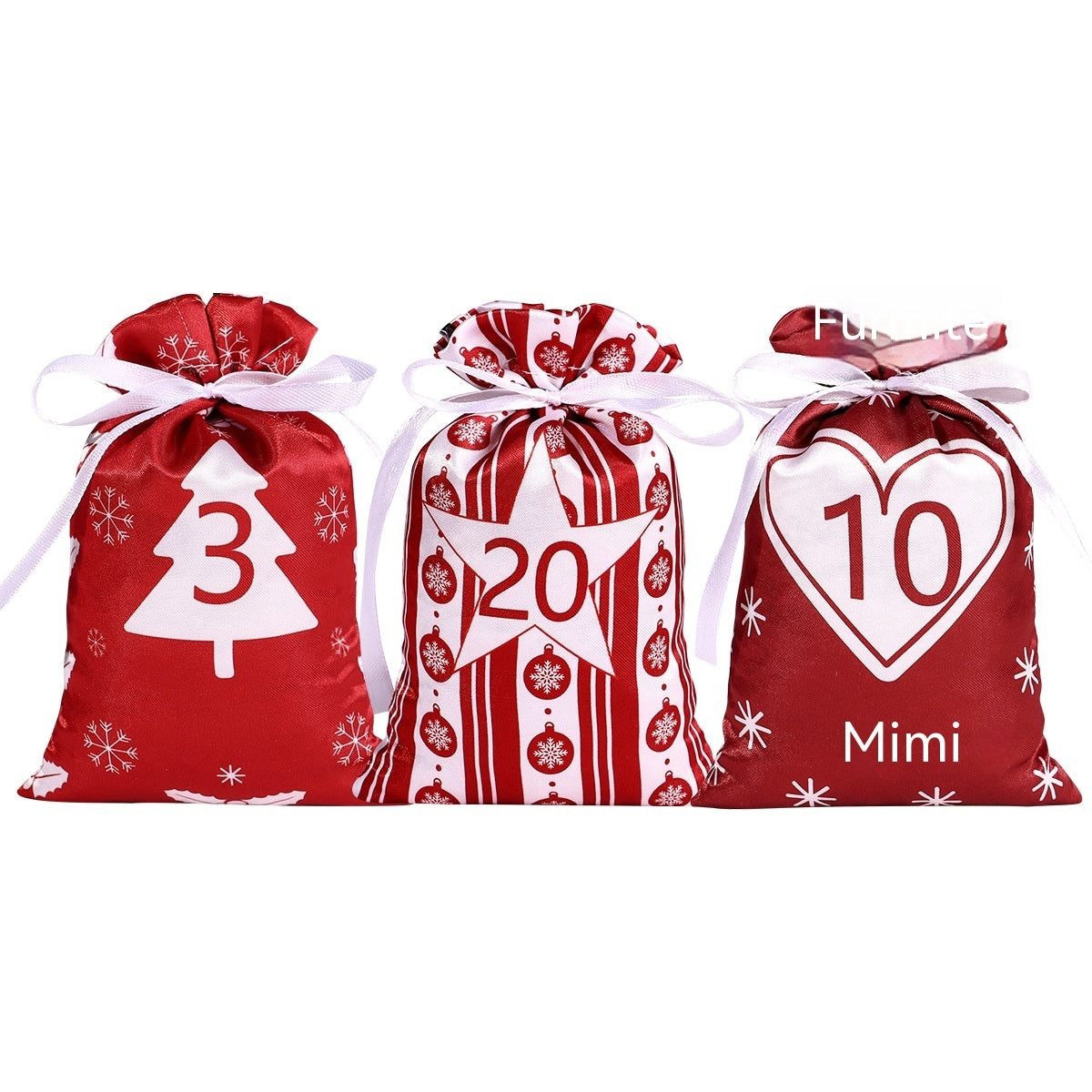 Christmas Adventure Calendar Gift Bag Set