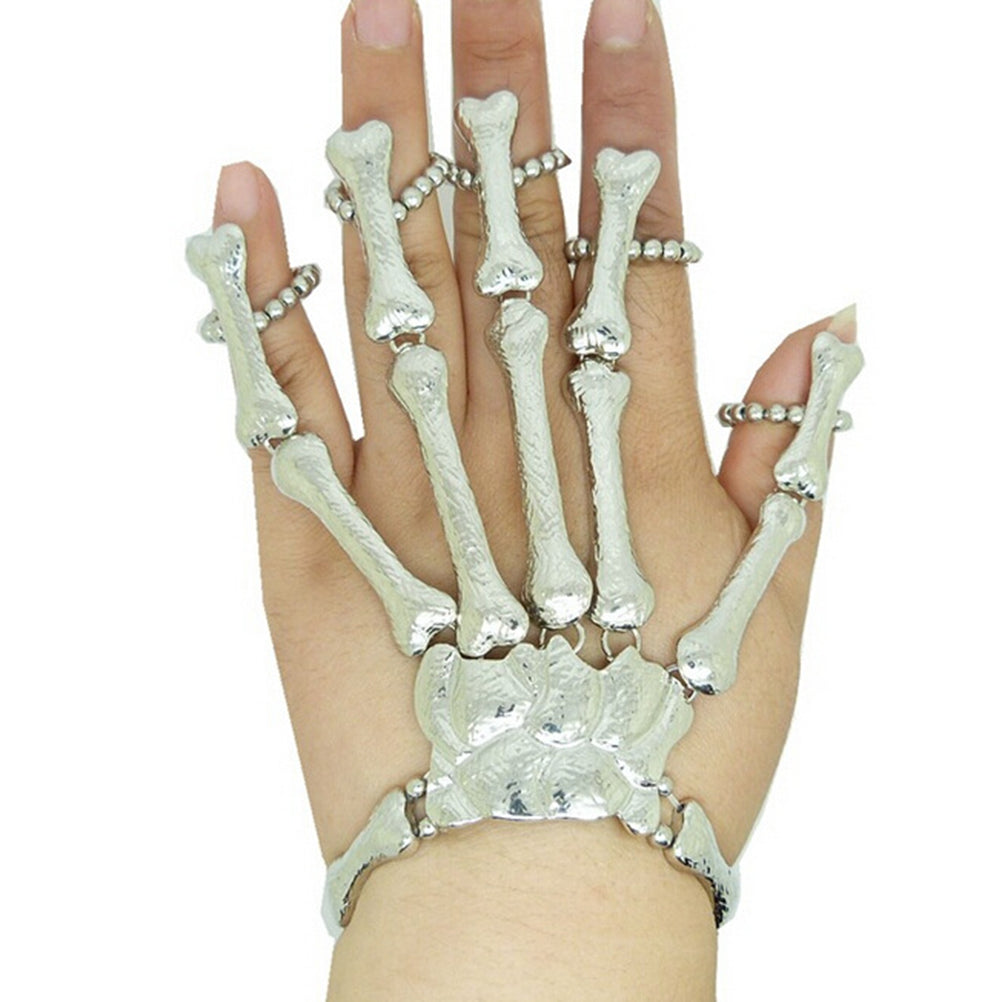 Alloy Skeleton Hand Bracelet