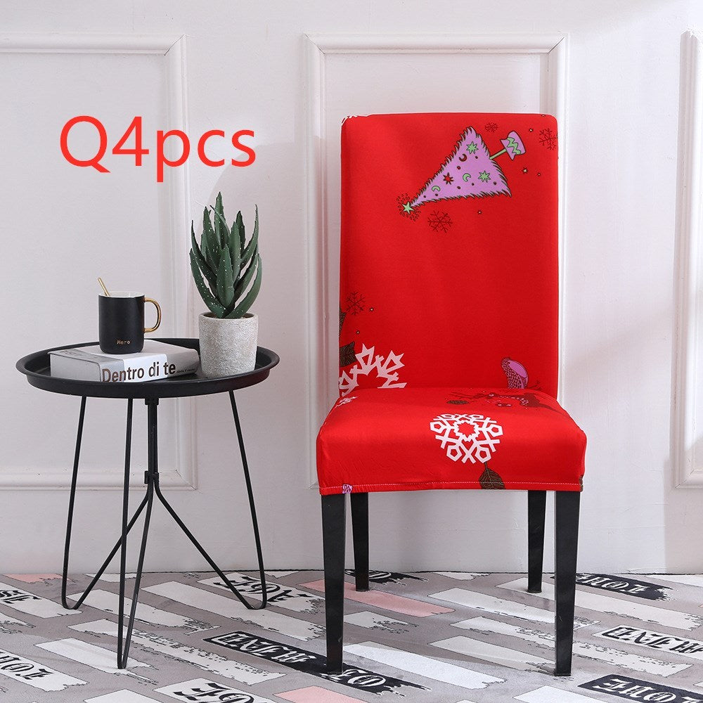 Universal Elastic Christmas Chair Cover