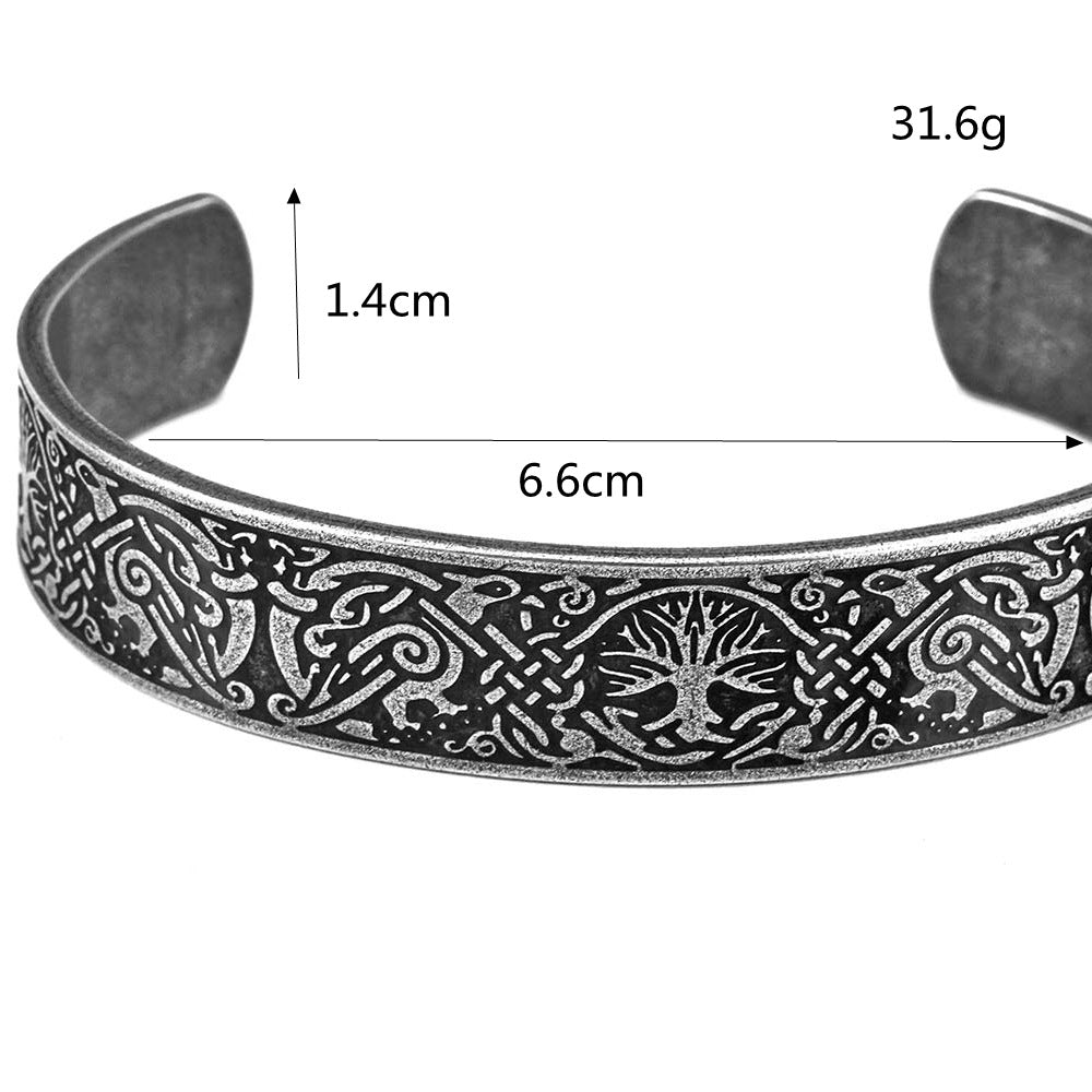 Lucky Tree Stainless Steel Bracelet