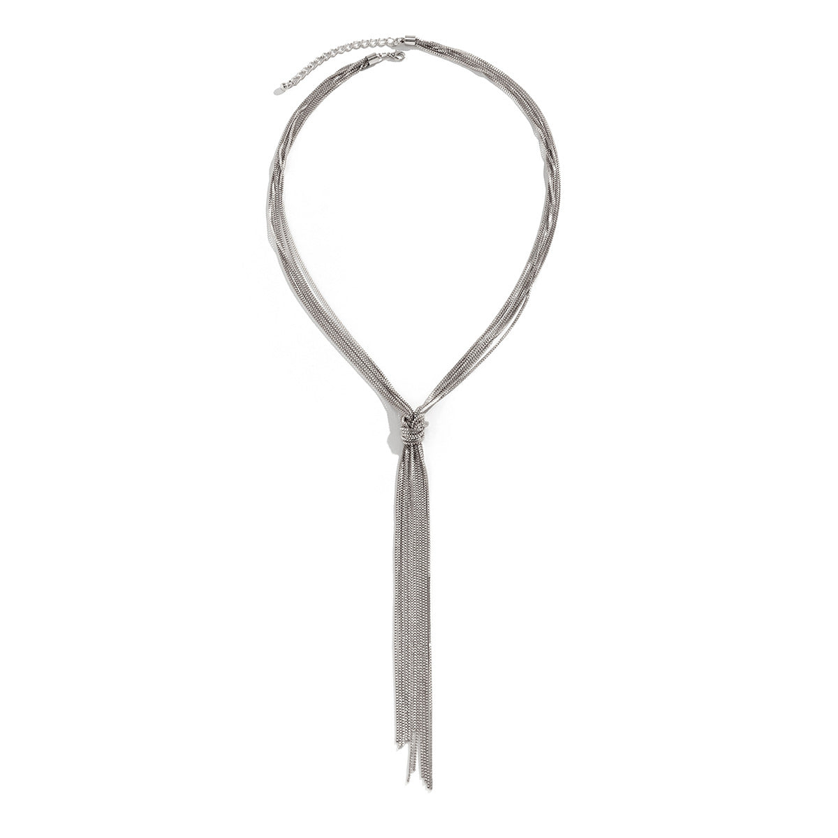 Multi-Layer Tassel Chain Necklace