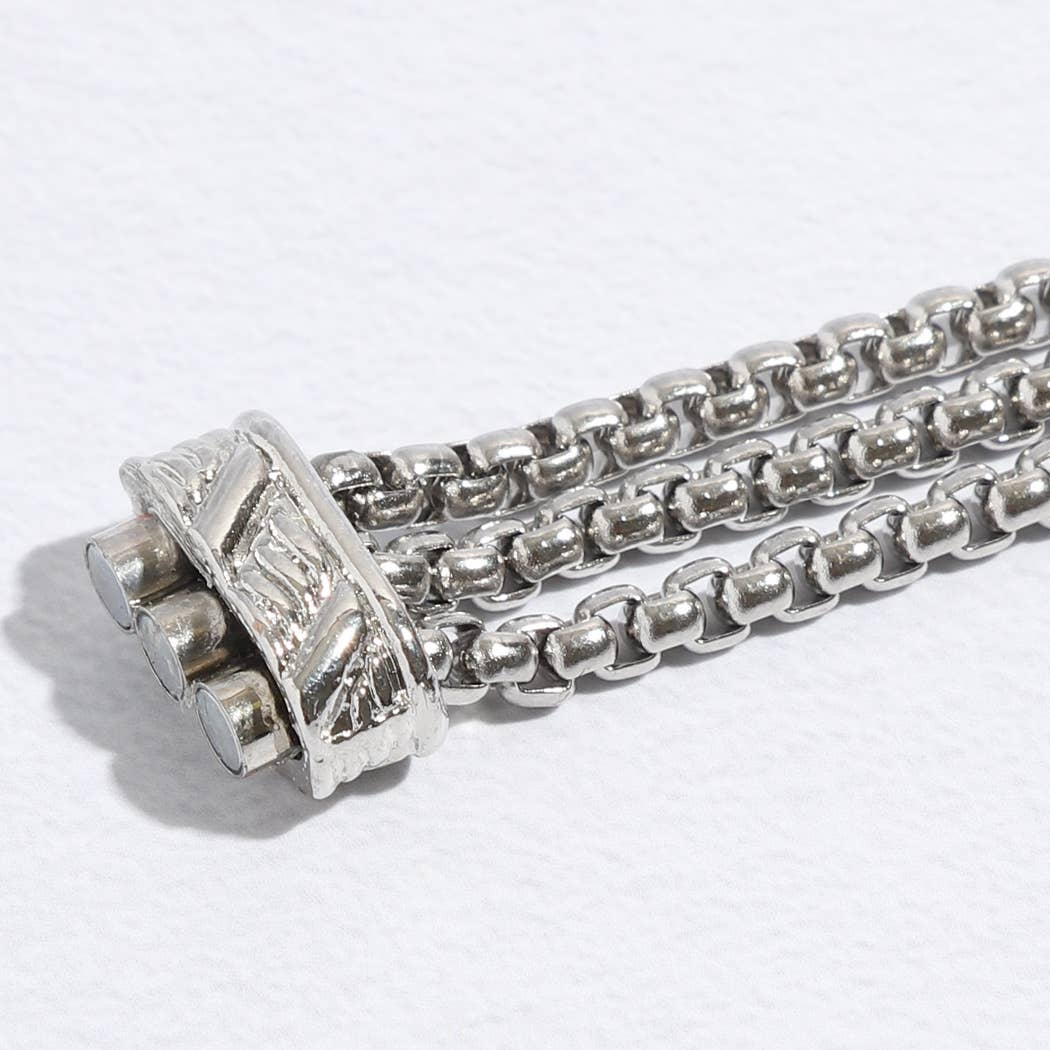 "Loving Heart" -  CZ Stone Magnetic Bracelet