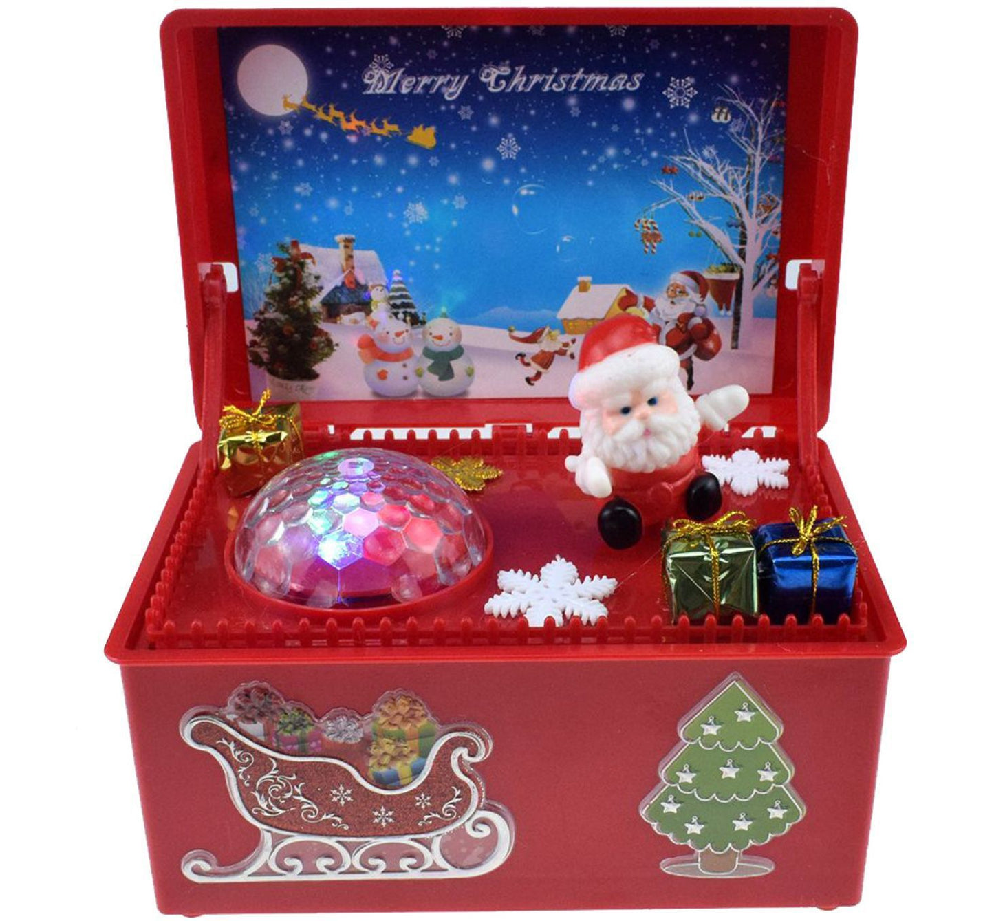 Electric Musical Christmas Gift Box