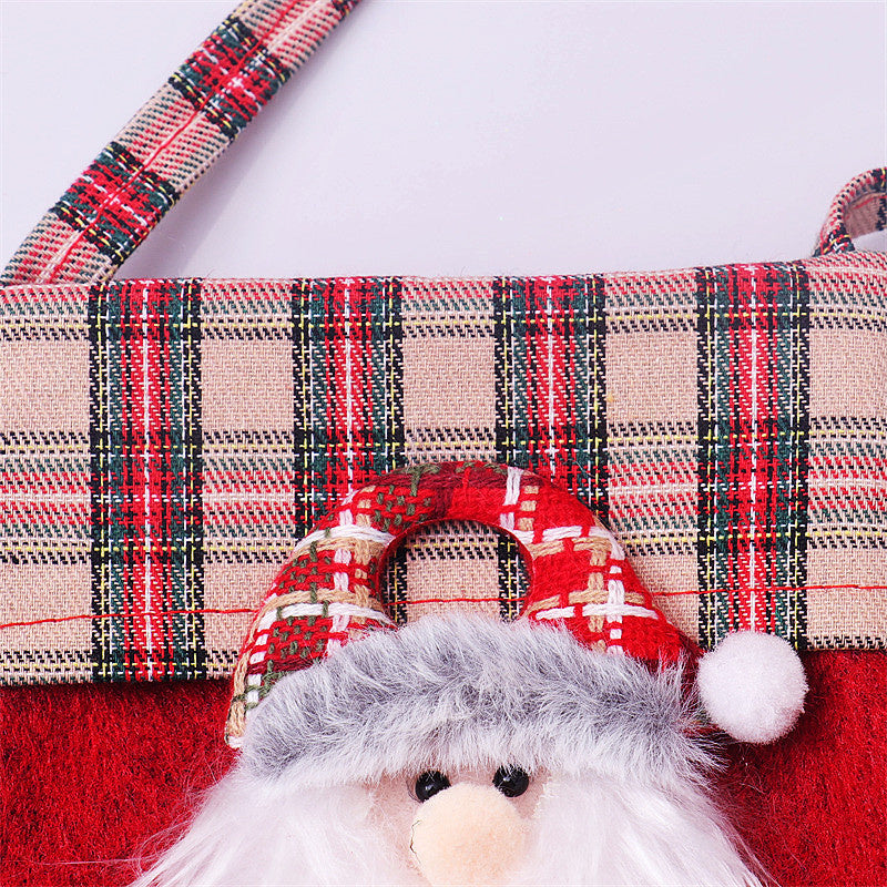 3D Cartoon Christmas Candy Gift Bag - Stocking Stuffer