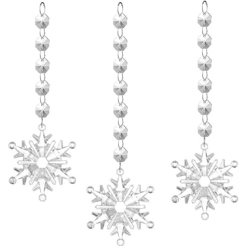 Crystal Snowflake Ornaments