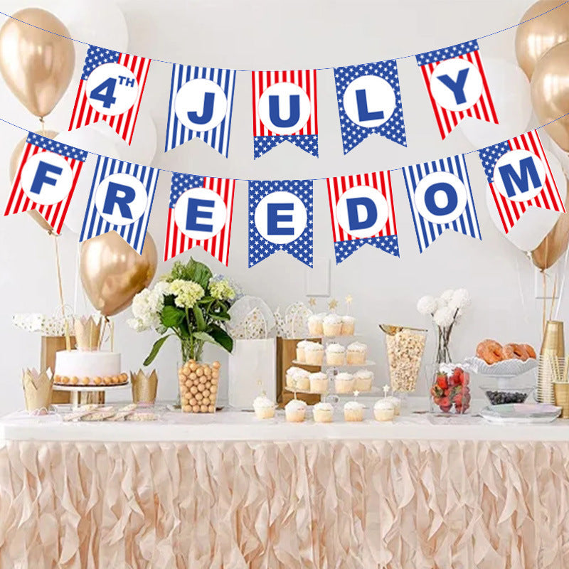 USA Independence Day Party Banners