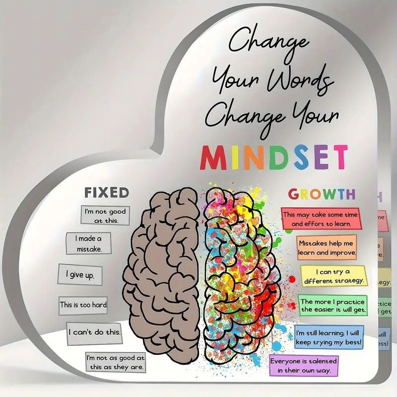 Acrylic Heart-shaped Crystal Plaques