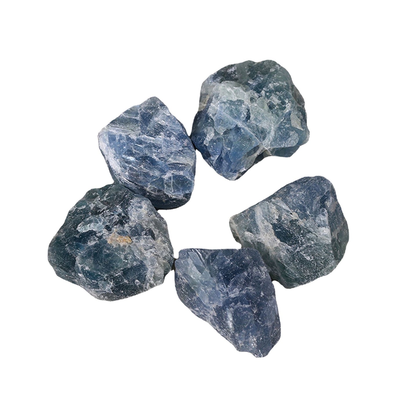 Natural Blue Fluorite Crystal