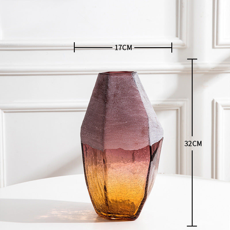 Handmade Colored Glass Vases