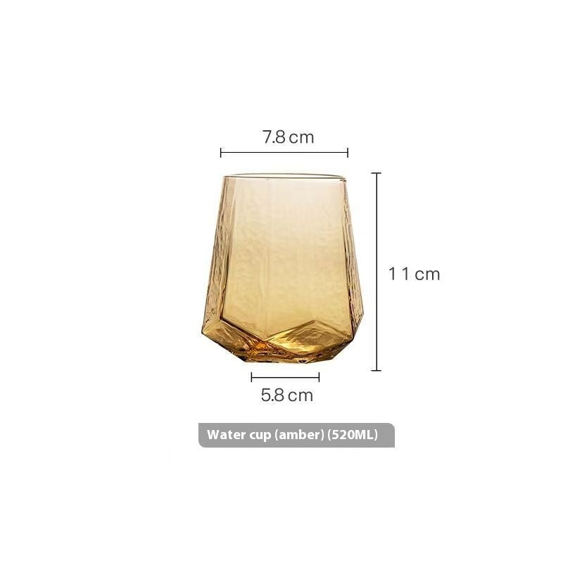 "Diamond Amber" -  Wine Glass Collection