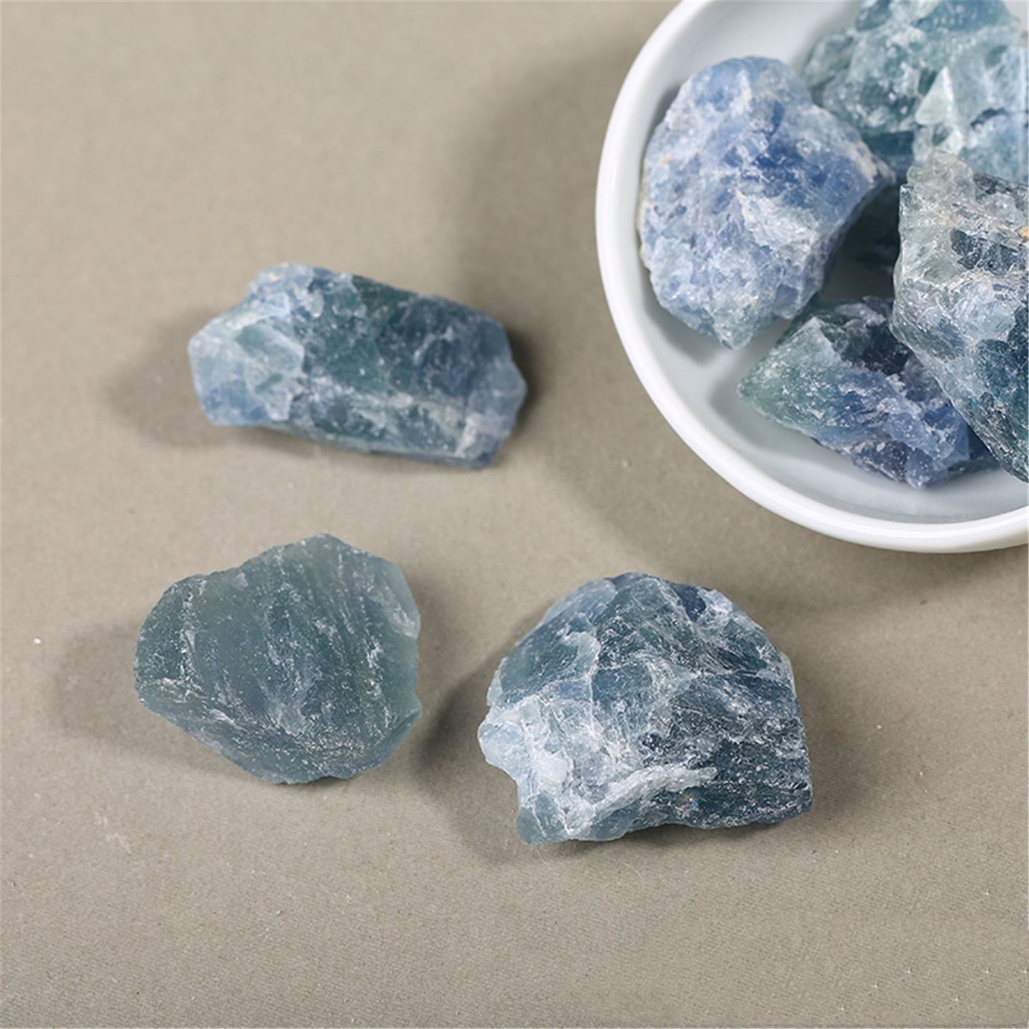 Natural Blue Fluorite Crystal