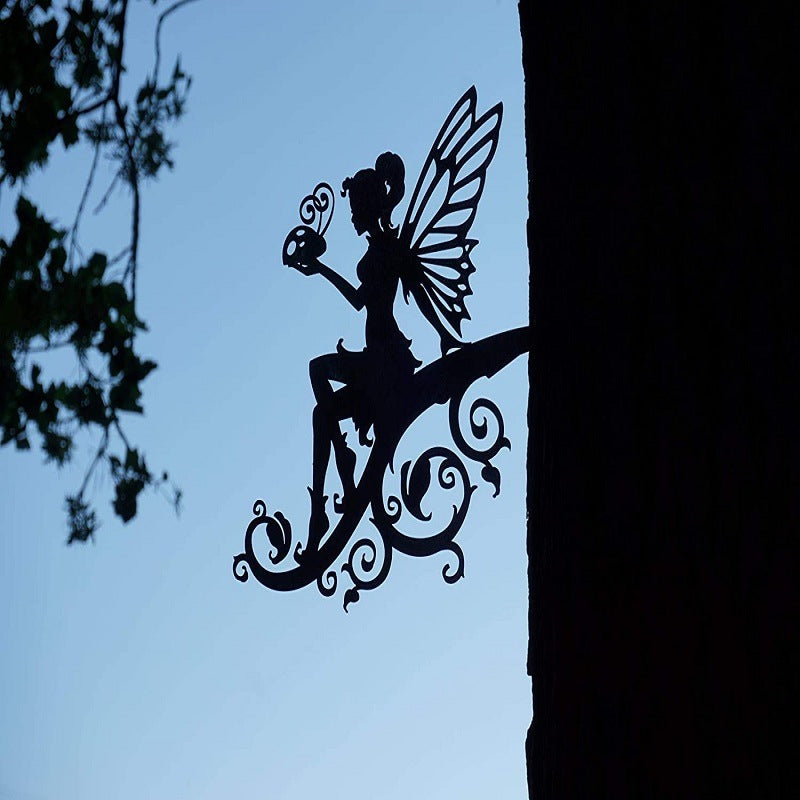 "She is a Fairy" -  Metal Garden Decor