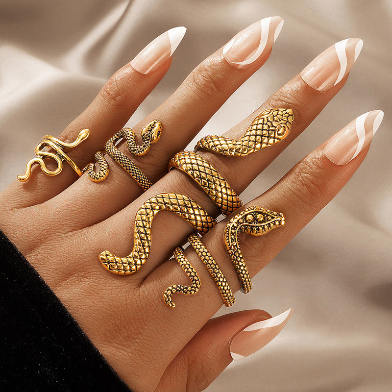 "Boho Snake"- Bohemian Rings