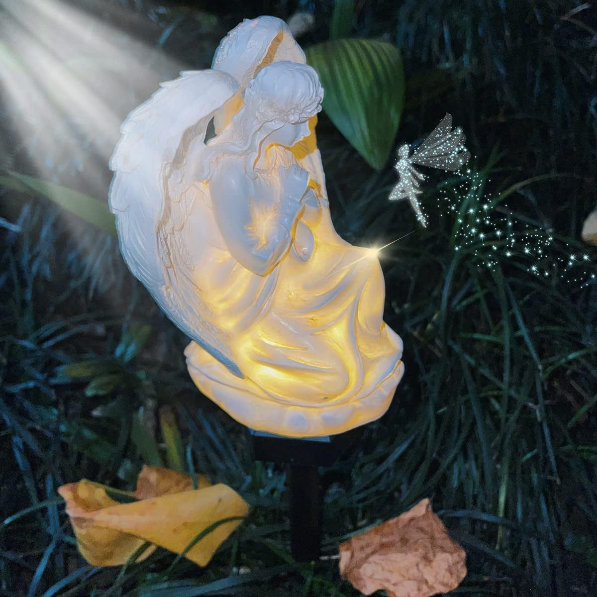 Solar Angel Figure for Garden