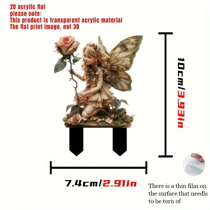 "Days of Fairy" - Acrylic Garden Stake Decoration
