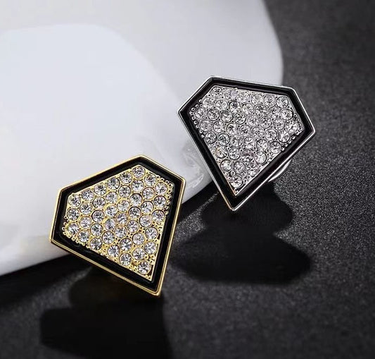 "Diamonds are Forever" - Rhinestone Brooch