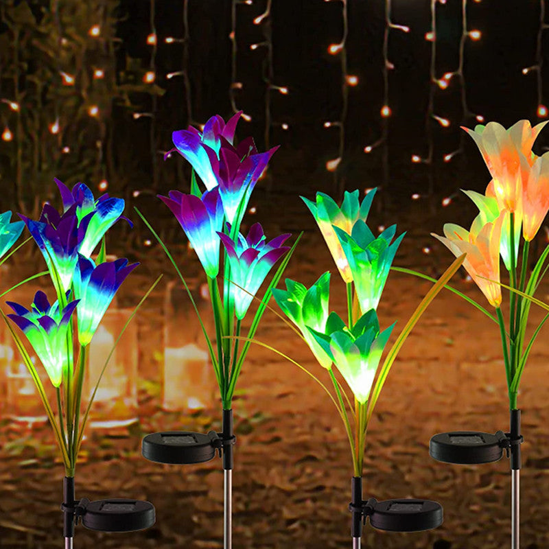 "Bloom and Glow"- Solar LED Garden Decor