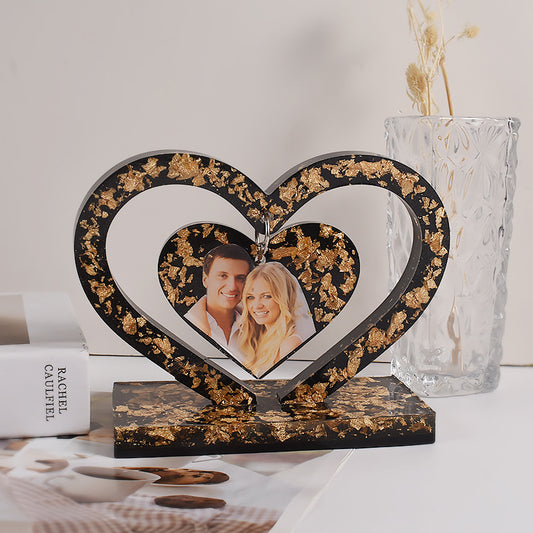 DIY Crystal Love Photo Frame Mold