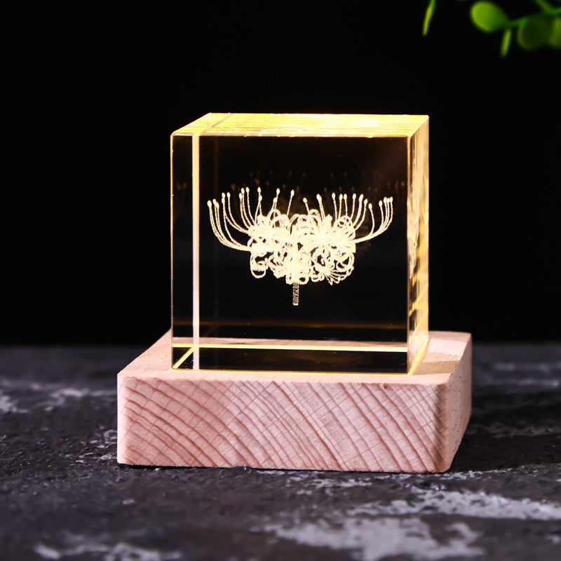 Crystal Cube Decoration Gift