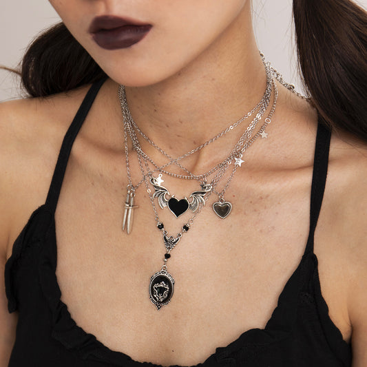 Goth Queen Snake Bone Necklaces