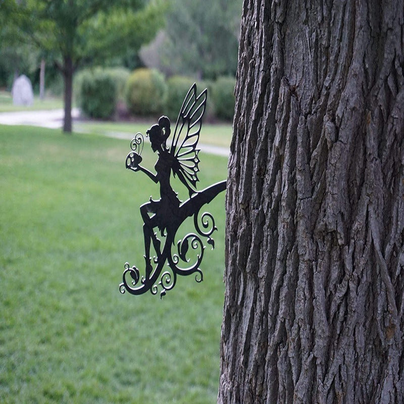 "She is a Fairy" -  Metal Garden Decor