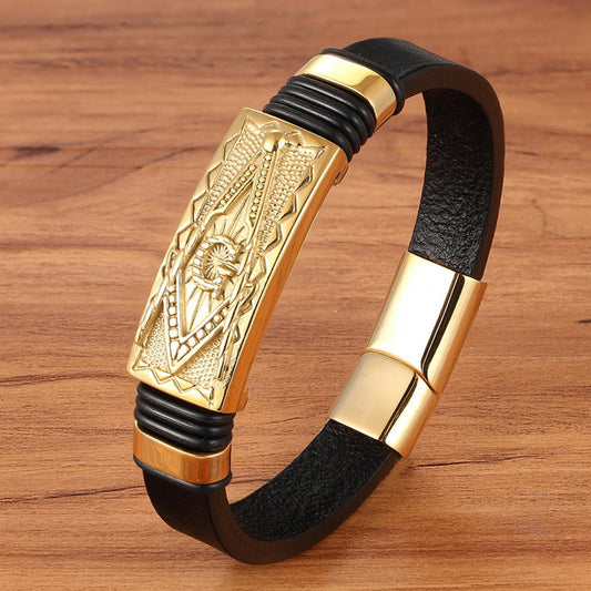 Woven Leather Bracelet