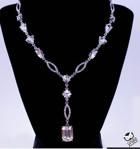 "The Red Carpet" - Statement Necklace & Earring Set