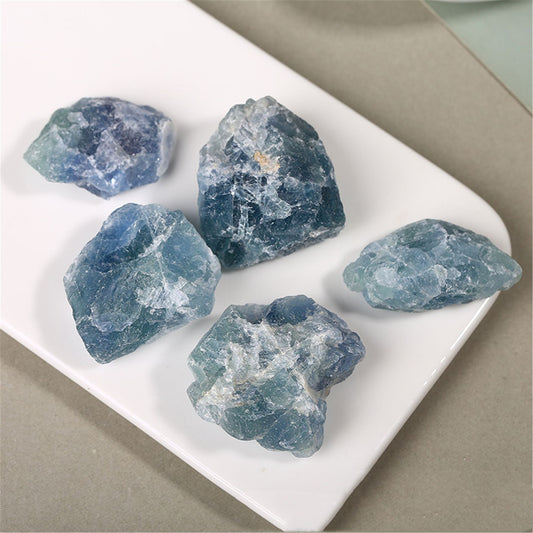 Natural Blue Fluorite Crystal