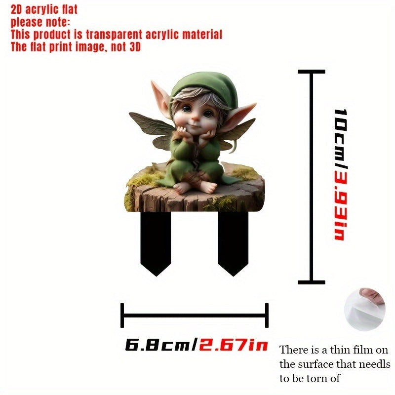 "Days of Fairy" - Acrylic Garden Stake Decoration