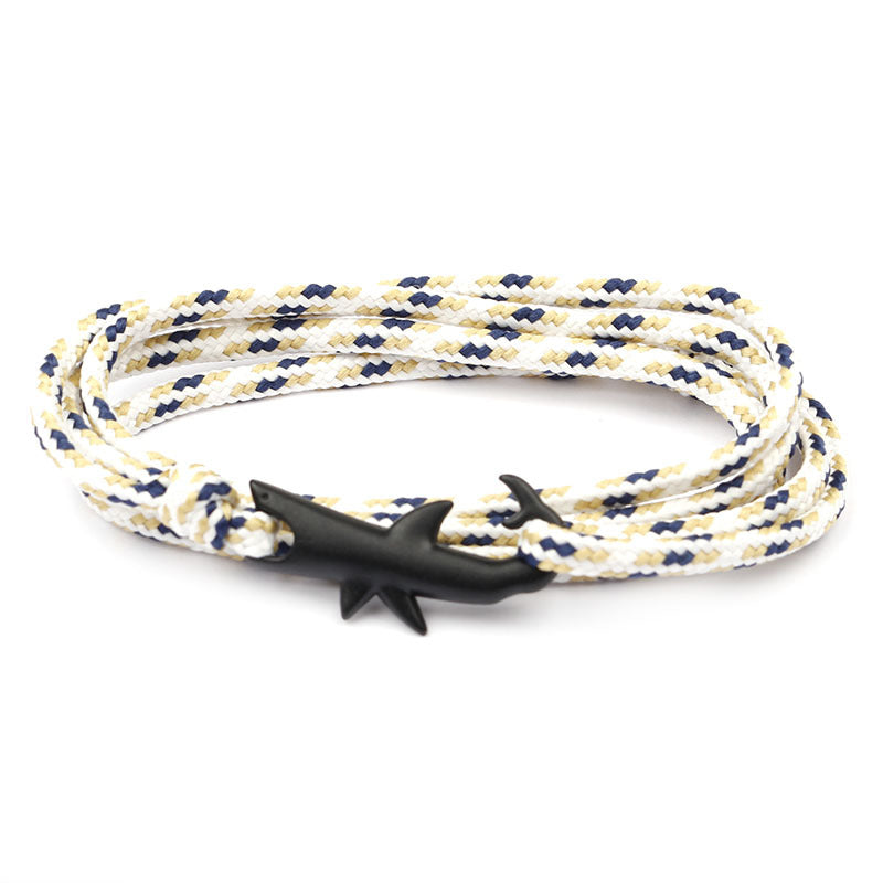 Domineering Shark Rope Bracelet