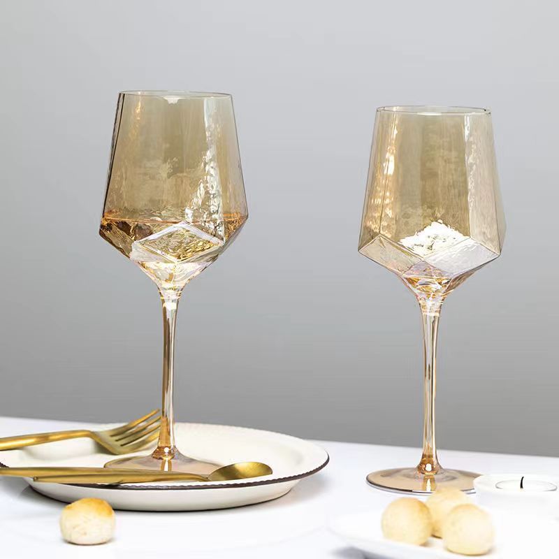 "Diamond Amber" -  Wine Glass Collection