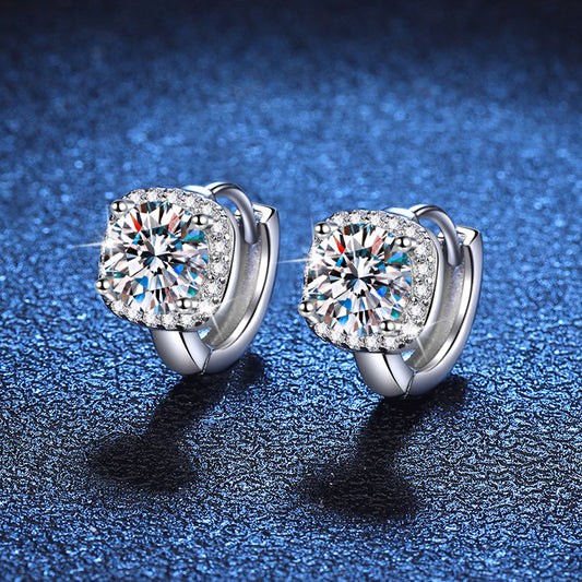 "I'm too Classy" -  Moissanite Diamond Earrings