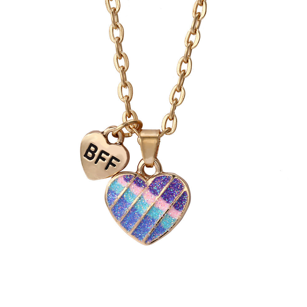 Rainbow BFF Alloy Necklace